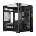 Ginzzu V340 RGB ���������, ���������� ������ 1*USB 3.0,1*USB 2.0, AU ����� mATX  [��������: 1 ���]