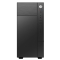 Foxline FZ-017 Forza mATX case, black, W/O PSU, w/2xUSB2.0, w/pwr cord, w/o FAN  [��������: 1 ���]