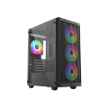 Case ID-Cooling WARE 300 ARGB Black mATX/ win TG/ 4 fans/ CPU 160mm/ GPU 320mm/ no PSU  [��������: 2 ����]