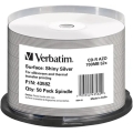 Verbatim  ���� CD-R Verbatim 700Mb 52x Cake Box (50��) Printable (43582)  [��������: 2 ������]