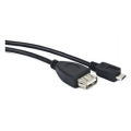 Gembird/Cablexpert A-OTG-AFBM-001 AF/MicroBM, Кабель USB 2.0 OTG  , 0.15м, пакет   [Гарантия: 3 месяца]