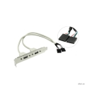 Espada ������ � ������ USB2.0 -2 �����, (EBRCT-2PrtUSB2) (39007)  [��������: 3 ������]