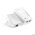 TP-Link TL-WPA4220 KIT AV600 �������� N300 Wi-Fi Powerline ���������  [��������: 3 ����]
