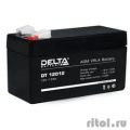 Delta DT 12012 (1.2 А\ч, 12В) свинцово- кислотный аккумулятор    [Гарантия: 1 год]