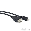Bion Кабель OTG, USB 2.0, AF/Micro BM, 0.15m [BXP-OTG-AFBM-003]  [Гарантия: 6 месяцев]