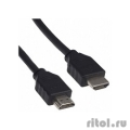 Bion Кабель HDMI v1.4, 19M/19M, 3D, 4K UHD, Ethernet, CCS, экран, позолоченные контакты, 1м, черный [BXP-CC-HDMI4L-010]  [Гарантия: 6 месяцев]