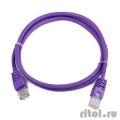 Bion Патч корд UTP кат.5e CCA, 0.25м, фиолетовый [BCL-PP12-0.25M/V]  [Гарантия: 6 месяцев]