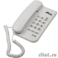 RITMIX RT-320 white проводной телефон {повторный набор номера, настенная установка, регулятор громкости звонка}  [Гарантия: 1 год]