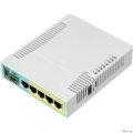 MikroTik RB960PGS ������������� ���������, hEX PoE, 1� SFP, 128MB RAM, 5x Gigabit LAN, USB, plastic case and PSU  [��������: 1 ���]