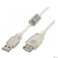 Cablexpert ������ ���������� USB2.0 Pro, AM/AF, 3�, �����, 2 ������.������, ���������� (CCF-USB2-AMAF-TR-10)  [��������: 3 ������]