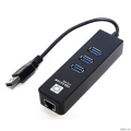 5bites ������� ������� UA3-45-04BK USB3.0 ������� ����� / 3*USB3.0 / RJ45 1G / BLACK  [��������: 6 �������]