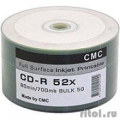 Диски CMC CD-R 80 52x Bulk/50 Full Ink Print   [Гарантия: 2 недели]
