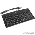 Клавиатура Genius LuxeMate 100 Black {компактная, влагоустойчивая, клавиш 88, провод 1,5 м, USB} [31300725102/31300725116]  [Гарантия: 1 год]