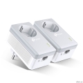 TP-Link TL-PA4010P KIT AV600 �������� ��������� Powerline �� ���������� ��������  [��������: 3 ����]