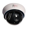 Купольная цветная видеокамера день-ночь с ИК подсветкой TBC-A2485IR