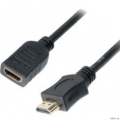 ������-���������� HDMI Cablexpert CC-HDMI4X-0.5M, 19M/19F, v2.0, �����.�������, �����, 0.5�, ������, �����  [��������: 3 ������]