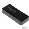Mercusys MW300UM Беспроводной сетевой мини USB-адаптер, скорость до 300 Мбит/с  [Гарантия: 3 года]