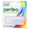 Perfeo USB Drive 8GB C10 White PF-C10W008  [Гарантия: 2 года]