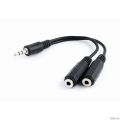 ������ ������������ ����� ������� Cablexpert, ����3.5 ����->2� ����3.5 ���� 10��, ������ (CCA-415-0.1M)  [��������: 3 ������]