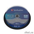 Verbatim диск BD-R 25 GB 6x CB/10 (43742)  [Гарантия: 2 недели]