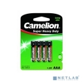 Camelion  R 03 BL-4 (R03P-BP4G, батарейка,1.5В) (4 шт. в уп-ке)  [Гарантия: 1 год]