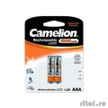 Camelion   AAA-1000mAh Ni-Mh BL-2 (NH-AAA1000BP2, аккумулятор,1.2В) (2 шт. в уп-ке)   [Гарантия: 1 год]