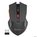Defender Accura MM-275 RED USB [52276] {������������ ���������� ����, 6 ������, 800-1600 dpi }  [��������: 1 ���]