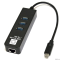 5bites ������-������� UA3C-45-10BK USB3.1 ������� ����� / 3*USB3.0 / RJ45 1G / BLACK  [��������: 6 �������]