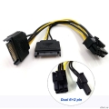 ORIENT C588, ���������� ������� ��� PCI-Ex ��������� 2 x SATA 15pin (M) -> 8pin (6pin+2pin)  [��������: 1 ���]
