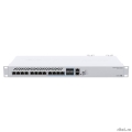 MikroTik CRS312-4C+8XG-RM ���������� �����������, Cloud Router Switch (L3) 8� 1G/2.5G/5G/10G RJ45,  4� 10G RJ45/SFP+ with RouterOS L5, 1U rackmount enclosure  [��������: 1 ���]