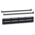 Cabeus PL-48-Cat.5e-Dual IDC ����-������ 19" (2U), 48 ������ RJ-45, ��������� 5e, Dual IDC, � ������ ��������� �������������  [��������: 2 ������]