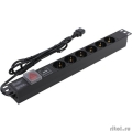 Exegate EX280834RUS ���� ������� ExeGate ServerPro PDU-19H609 Al-6S-C14-2, 19",1U,����, 6Schuko, ������ � C14 2�, SPD1  [��������: 1 ���]
