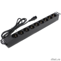 Exegate EX280852RUS ���� ������� ExeGate ServerPro PDU-19H906 Al-9S-C14-2.5, 19",1U,����, 9Schuko, ������ � C14 2.5�  [��������: 1 ���]