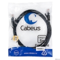 Cabeus PC-UTP-RJ45-Cat.5e-1.5m-BK-LSZH ����-���� U/UTP, ��������� 5�, 2xRJ45/8p8c, ����������������, ������, LSZH, 1.5�  [��������: 2 ������]