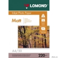 LOMOND 0102144 ���������� ������������, �������/�������,  A4, 220 �/�2, 50 ������.  [��������: 2 ������]