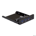 Exegate EX283579RUS ������ USB �� �������� ������ ExeGate U3H-623, 3,5", 3*USB3.0+1*TypeC, ������, ������, ������������� � ���. �����  [��������: 1 ���]