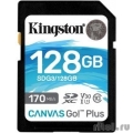 SecureDigital 128Gb Kingston Canvas Go Plus SDXC UHS-I U3 V30 (170/90 Mb/s) SDG3/128GB  [: 1 ]