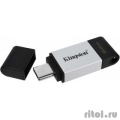 Kingston USB Drive 64GB DataTraveler USB 3.2 Gen 1, USB-C Storage DT80/64GB  [Гарантия: 1 год]