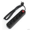 5bites SP5B-318 ������� ������ 5S / 3*1.5MM2 / 16A / ABS / 1.8M / BLACK  [��������: 1 ���]
