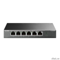 TP-Link TL-SF1006P ���������� ���������� � 6 ������� 10/100 ����/� (4 ����� PoE+)  [��������: 3 ����]
