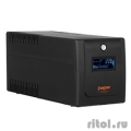 Exegate EP285581RUS ��� ExeGate SpecialPro Smart LLB-650.LCD.AVR.EURO.RJ.USB <650VA/360W, LCD, AVR, 2 �����������, RJ45/11, USB, Black>  [��������: 1 ���]