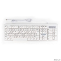Клавиатура Gembird KB-8354U,{USB, бежевый/белый, 104 клавиши, кабель 1,45м}  [Гарантия: 1 год]