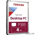 4TB Toshiba P300 (HDWD240EZSTA) RTL {SATA 6.0Gb/s, 5400 rpm, 128Mb buffer, 3.5"}  [Гарантия: 2 года]