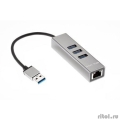 Telecom  USB 3.0 -->RJ-45 1000Mbps +3 USB3.0, Aluminum Shell, 0.2 Telecom &lt;TA311U>  [: 1 ]