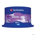 Verbatim  ����� DVD+R  4.7Gb 16-� , 50 ��, Cake Box (43550)  [��������: 2 ������]