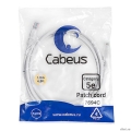 Cabeus PC-UTP-RJ45-Cat.5e-1.5m-WH ����-���� U/UTP, ��������� 5�, 2XRJ45/8P8C, ����������������, �����  [��������: 2 ������]
