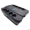 PowerCom Spider SPD-550U LCD USB ��� {Line-Interactive, 550VA / 330W, 8xEURO: 4 � ��������� ��������, 4 � �����������, USB/USB-���� ������� 2.4 �} (1456259)  [��������: 2 ����]