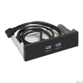 Exegate EX289289RUS ������ USB �� �������� ������ ExeGate U5H-615, 5,25", 2*USB3.0, ������, ������, �������. � MB  [��������: 1 ���]