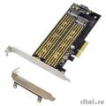 ORIENT C301E, ���������� PCI-Ex4->NGFF (M.2) M-key PCI-E SSD + SATA->NGFF (M.2) B-key SSD, ��� 2230/2242/2260/2280/22110, SATA ������ � 2 ������ ��������� � ��������� (31129)  [��������: 1 ���]
