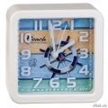 Perfeo Quartz часы-будильник "PF-TC-014", квадратные 10,5*10,5 см, штурвал  [Гарантия: 1 год]
